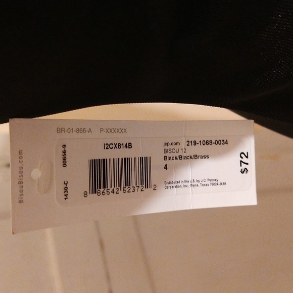 NWT Bisou Bisou black laced neckline dress Sz 4 - Picture 7 of 11